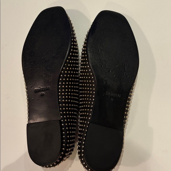 SIMKHAI Simkhai Shoes Flats Eden Studded Leather Flats size 10.5 - Picture 8 of 14
